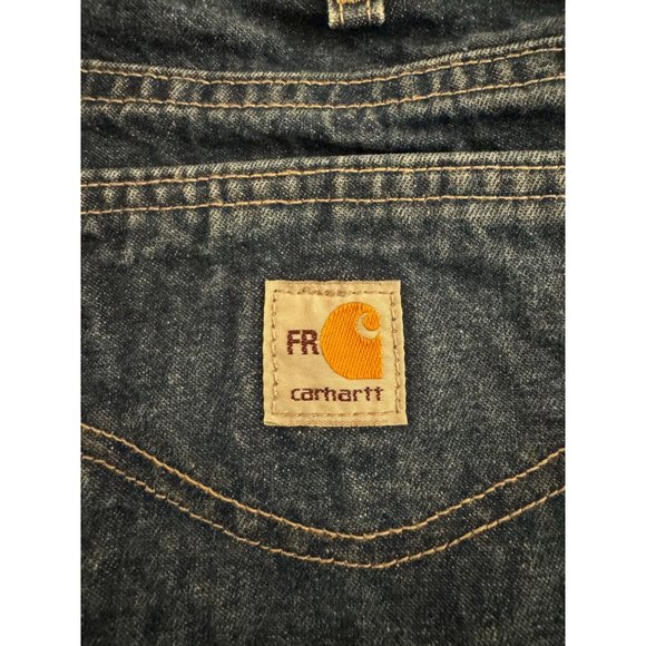 Carhartt Jeans Womens 10x32 (Actual 29") Flame-Resistant FR Denim Workwear - Picture 5 of 12